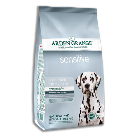 Arden Grange Sensitive Сухой корм для взрослых собак всех пород с чувствительным пищеварением (с белой рыбой) – интернет-магазин Ле’Муррр