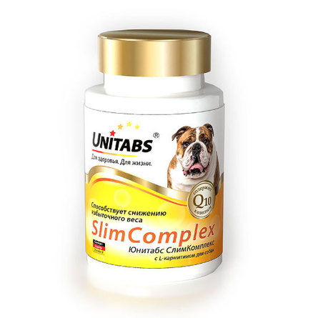 UNITABS SlimComplex Витаминный комплекс для взрослых собак при избыточном весе (с L-карнитином), 100 таблеток – интернет-магазин Ле’Муррр