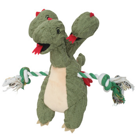 Dezzie Зелёный Дракон игрушка из плюша для собак – интернет-магазин Ле’Муррр